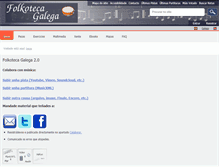Tablet Screenshot of folkotecagalega.com